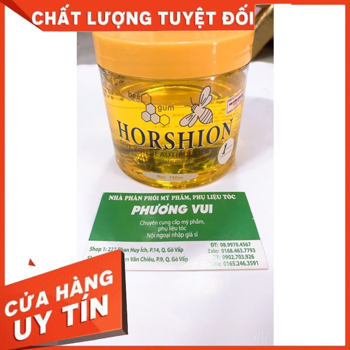 Wax lông mật ong HORSHION  500 ML MÀU VÀNG (HÀNG LOẠI 1 )GEL ĐẶC WAT SẠCH LÔNG TAY LÔNG CHÂN  LÀM TRẮNG MỊN DA