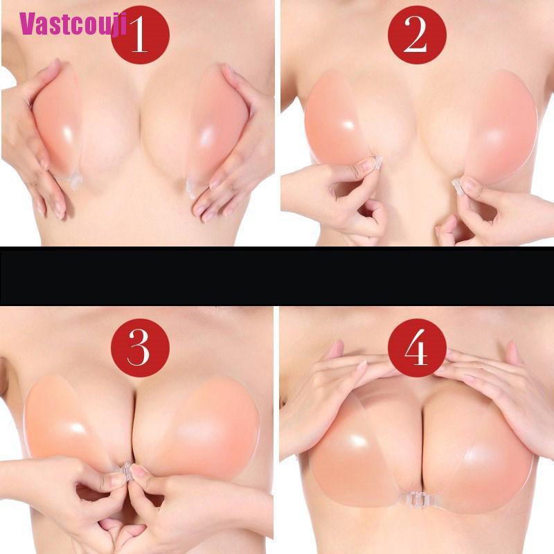 Miếng Dán Nâng Ngực Bằng Silicone Tự Dính Có Thể Tái Sử Dụng