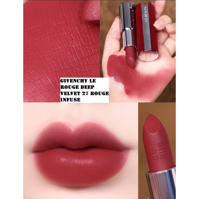 [Givenchy] Son Givenchy Le Rouge Deep Velvet Limited Full size_Hàng Chính Hãng