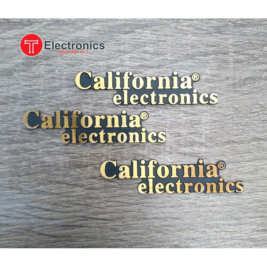 Tem Dán Loa California-1 Đôi