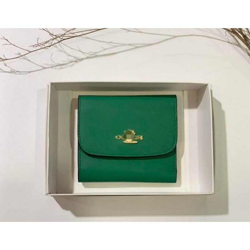 Ví coach gập cầm tay thời trang