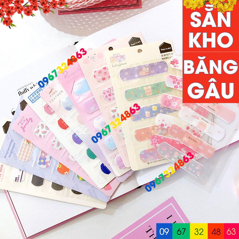 Băng Gâu Hoạt Hình Dễ Thương Tiện Lợi Lẻ 1 Cái
