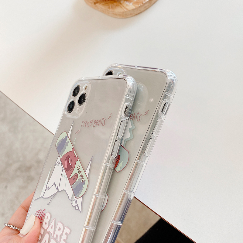 Ốp lưng Samsung Galaxy A10 A20 A30 A50 A30S A50S A70 A70S A7 2018 A750 A51 A71 A21S J7 Prime Vỏ bọc điện thoại TPU hình gấu mềm dễ thương | BigBuy360 - bigbuy360.vn