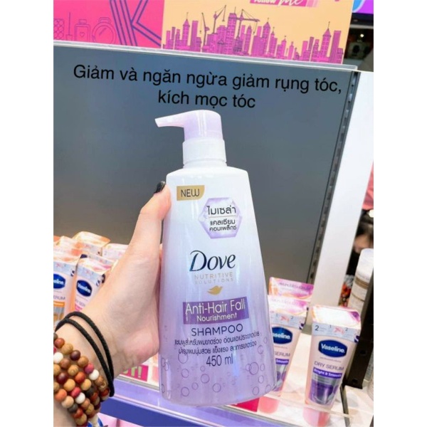 💜 DẦU GỘI DOVE 450ML NHIỀU MÙI SIÊU THƠM VÀ ĐẶC THÁI LAN 💜