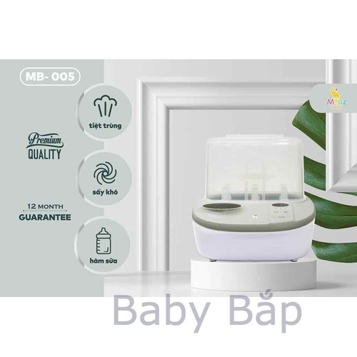 Máy tiệt trùng sấy khô và hâm sữa cho bé Moaz Bebe - MB-005