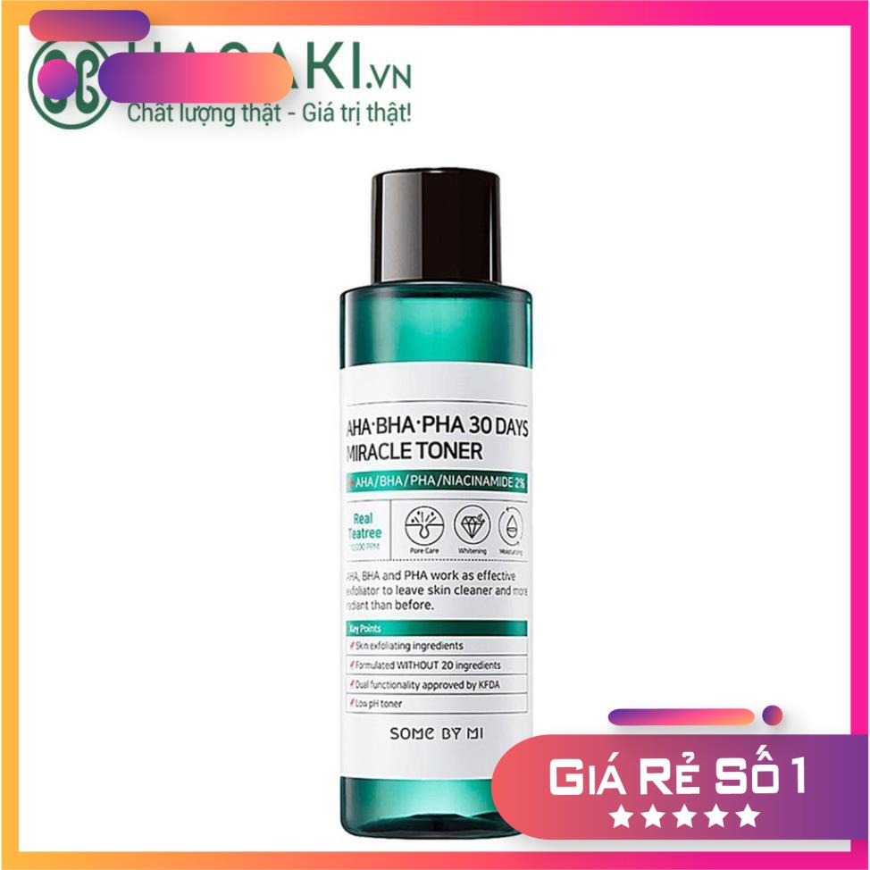 31[CHINH HANG] - Nước Hoa Hồng SOME BY MI Cho Da Mụn Miracle Toner AHA- BHA-PHA 30 Days 150ml