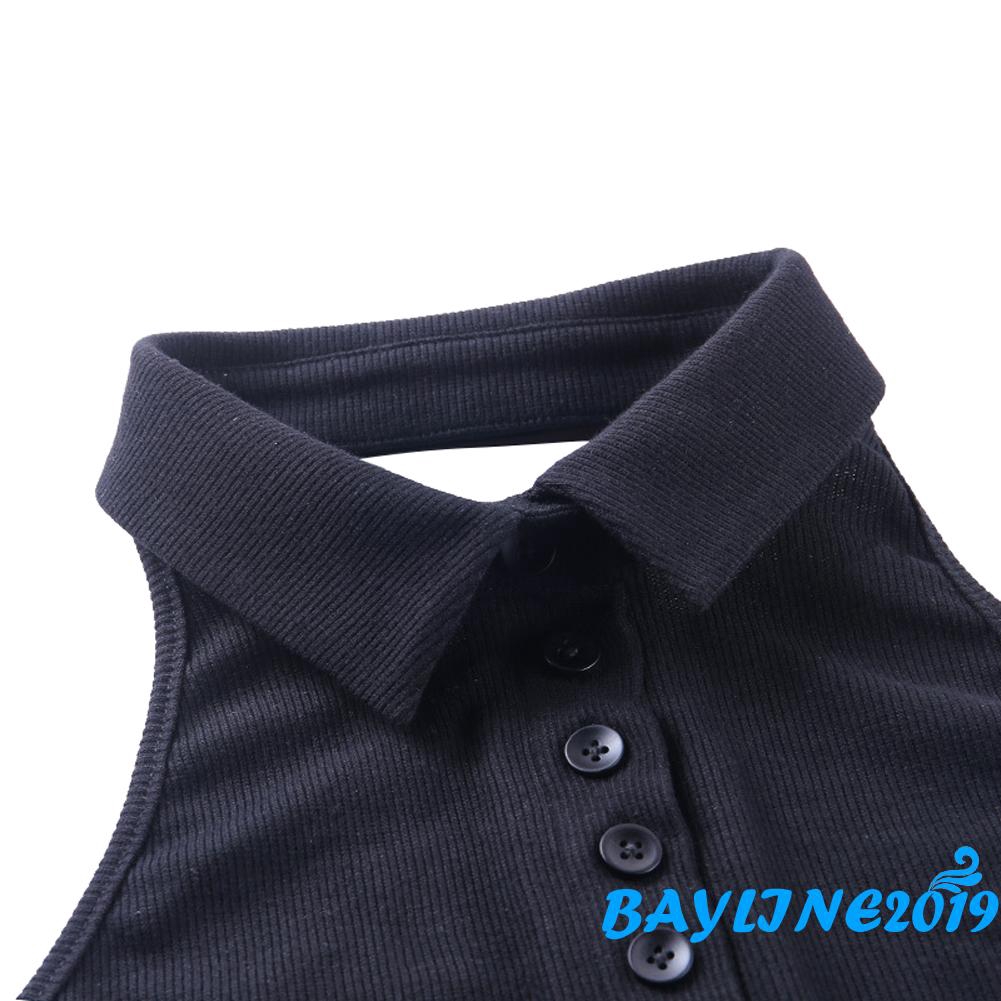 Áo Lửng Không Tay Cổ Tim Phong Cách Quyến Rũ Cho Nữ