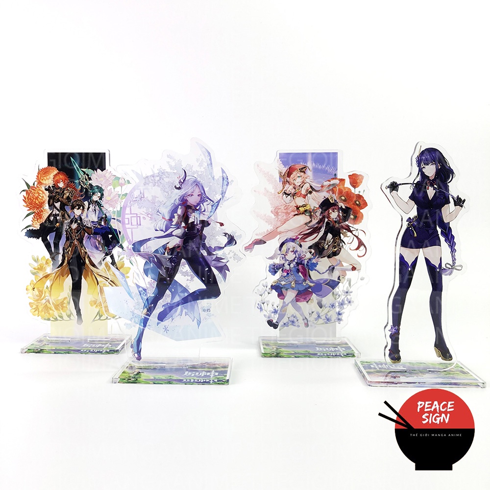 (M6) Mô hình nhân vật GENSHIN IMPACT standee game mica acrylic anime chibi xinh xắn Collei Dori Tighnari Heizou Yelan