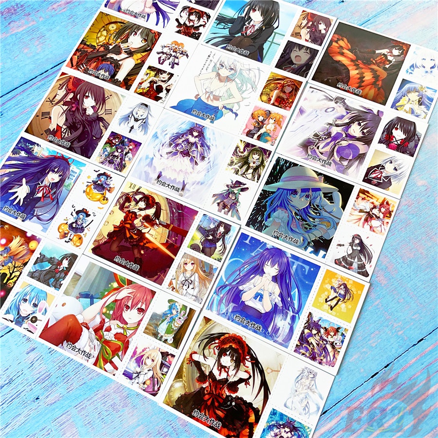❤ Set 90 Tấm Ảnh Lomo Mini Nhân Vật Anime Xinh Xắn ❤ Set 30 Tấm Bưu Thiếp Mini 6.2×6.2cm + 60 Tấm Lomo 3×3.1cm