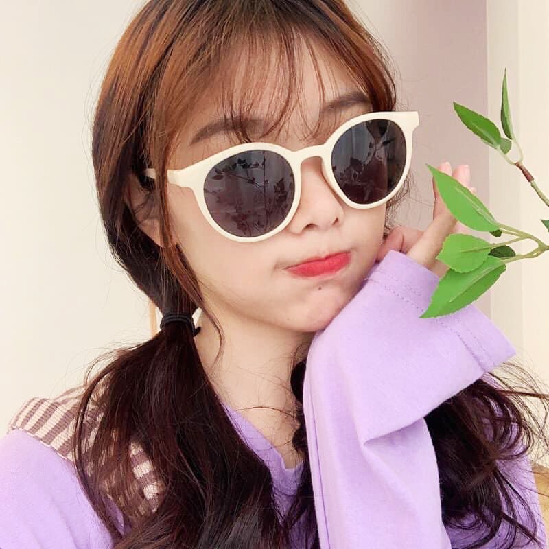 [RẺ SỐC] Mắt kính thời trang chữ V gọng tròn nam nữ xu hướng mới 2021 - Kính râm Unisex 001 | BigBuy360 - bigbuy360.vn