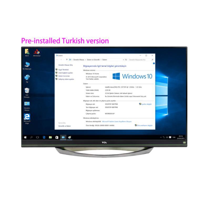 Máy tính Intel Pocket PC windows 10 64bit, Ram 2GB, EMMC 32G, CPU Intel Z3735F (Dual win/android) | BigBuy360 - bigbuy360.vn