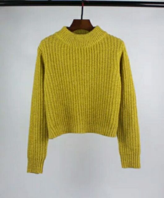 Áo len croptop