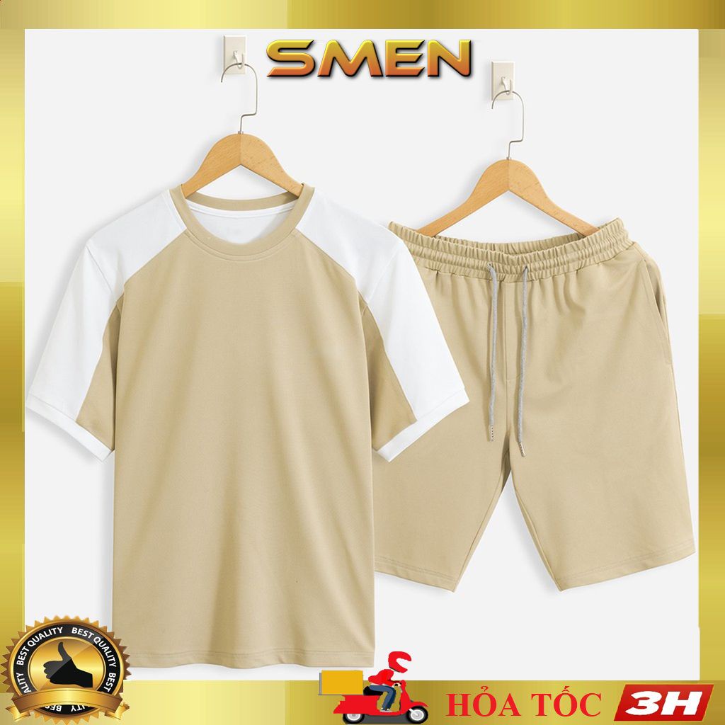 Đồ bộ nam thể thao Hàn Quốc mặc nhà, bộ thể thao nam mùa hè co dãn cao cấp BO01- SMEN