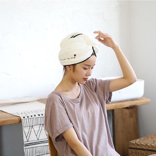 Khăn Quấn Tóc Khăn Ủ Khô Tóc Siêu Thấm Khô Nhanh
