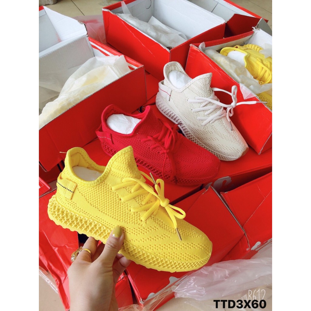 Giày Thể Thao Đế Lưới Mã Xịn Xò Lên Form