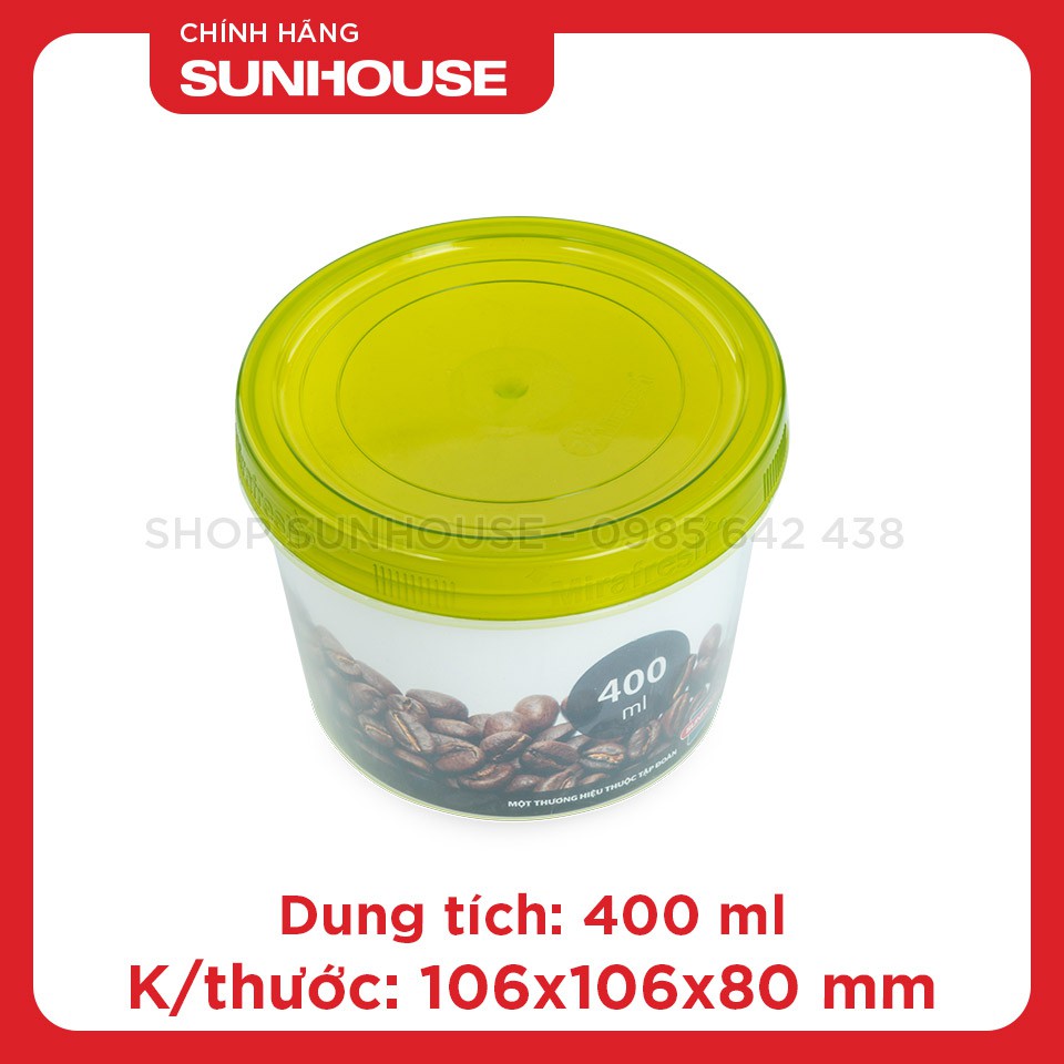 Hộp bảo quản thực phẩm khô BioZone KB-DR400P 400ml | BigBuy360 - bigbuy360.vn