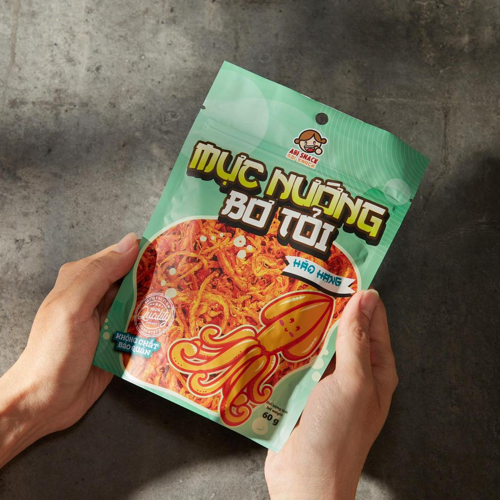 [SẴN SLL][FREE SHIP đơn 50k] MỰC NƯỚNG BƠ TỎI ABI ĐƠN HÀNG 5 BỊCH BẤT KỲ TẶNG 1 MÓC KHOÁ CUTE