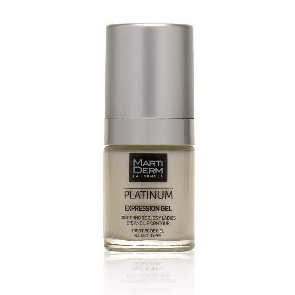 [HÀNG NHẬP KHẨU] Gel Dưỡng Làm Đầy Rãnh, Giảm Nhăn Đuôi Mắt &amp; Khóe Miệng - MartiDerm Platinum Expression Gel (15ml)