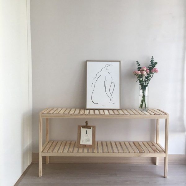 Kệ giày dép 2 tầng | Kệ để đồ đa năng 2 tầng | Kệ đa năng Bench 2FM | Nội thất kiểu Hàn