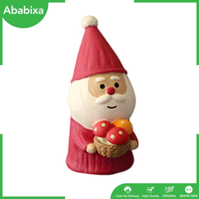 Mô Hình Ông Già Noel Mini Bằng Nhựa Resin Trang Trí Giáng Sinh