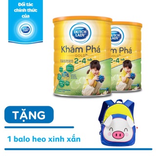 (HCM) Combo 2 lon Sữa Bột Dutch Lady Khám Phá Gold 900g ( tặng quà)
