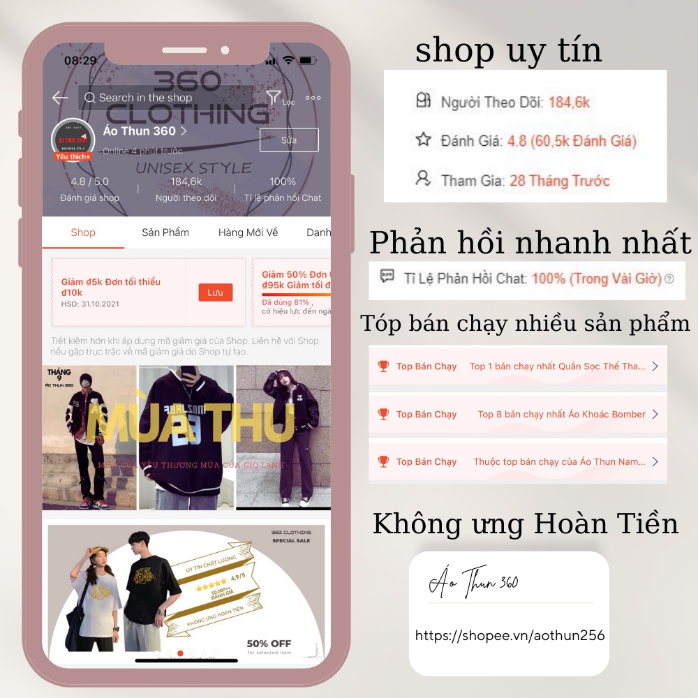 Áo phông phản quang unisex tay lỡ nam nữ HDES chực chất size to màu trắng đen basic áo phông form rộng | BigBuy360 - bigbuy360.vn