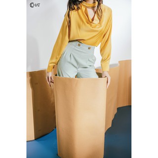 Quần suông 2 ly lật Thời Trang CCHAT