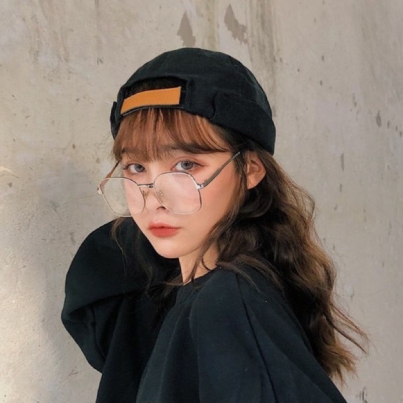 Mũ Lưỡi Trai Banie Không Viền Phong Cách  Đường Phố Hàn Quốc Nhật Bản Cho Nam Và Nữ - Nón miki 7080 nam nữ thời trang