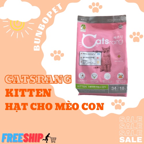 Hạt Catsrang Kitten Mèo Con - Hạt Cao Cấp Dành Cho Mèo Con