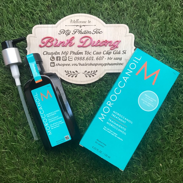 Tinh dầu Moroccanoil Treatment 125ml dưỡng phục hồi tóc hư tổn khô xơ