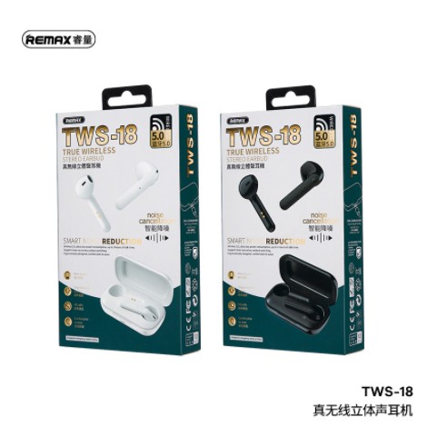 Tai nghe Blutooth TWS Remax TWS-18 Kiểu Dáng Năng Động Thời Thượng - BẢO HÀNH CHÍNH HÃNG | BigBuy360 - bigbuy360.vn