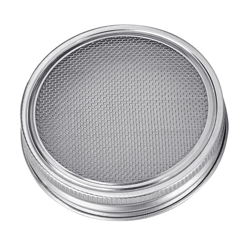 Hũ Mầm Non Với Nắp Đậy Bằng Thép Không Gỉ 304 Cho Máy Nghiền Hạt Đậu Alfalfa
