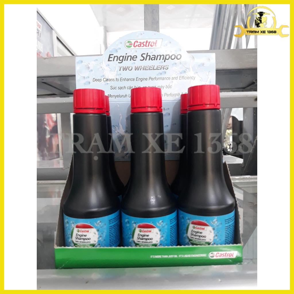 Dung Dịch Súc Rửa Động Cơ Xe Máy Ô Tô Castrol Engine Shampoo Làm Sạch và Tăng Cường Công Suất Hàng Nhập Khẩu Thái Lan