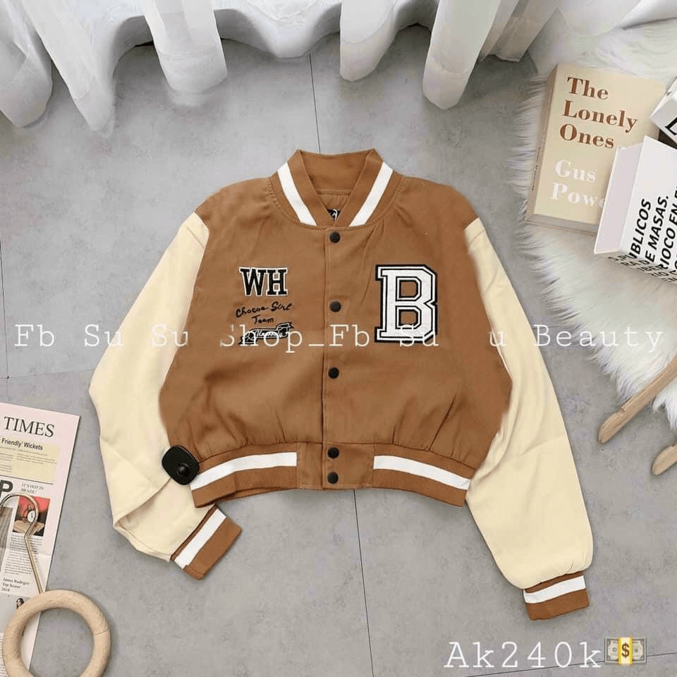 Áo Khoác Nỉ Nữ Chữ B Kiểu Dáng Croptop Nhiều Màu Dễ Chọn Form Chuẩn Mặc Đẹp Thoải Mái [NEW UNISEX]