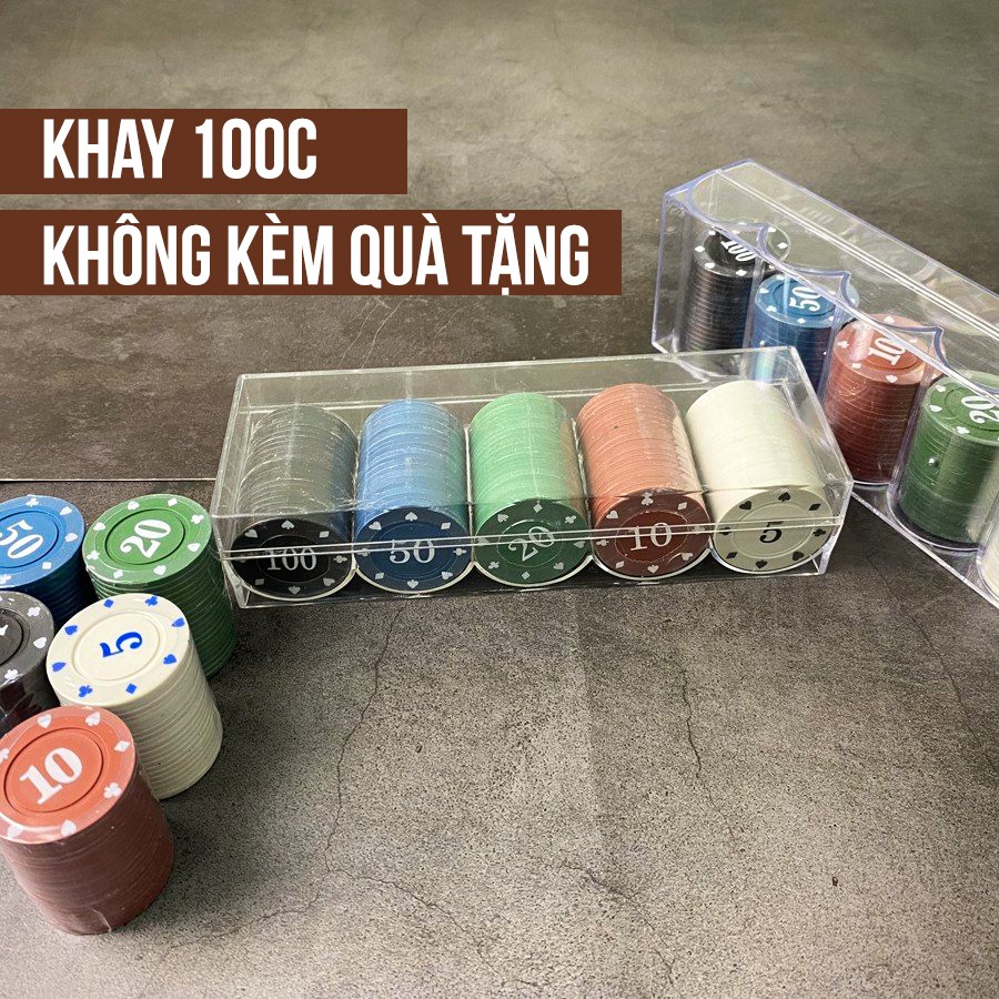 Bộ 200 chip poker có số (phỉnh poker) kèm thảm hàng nhập khẩu P04 ( có ảnh thật )