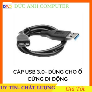 Dây Cáp USB 3.0 / 2.0 ZIN Dùng Cho Ổ Cứng Di Động (HDD BOX)