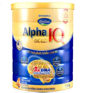 Sữa dielac alpha gold 4 1500g date 2026