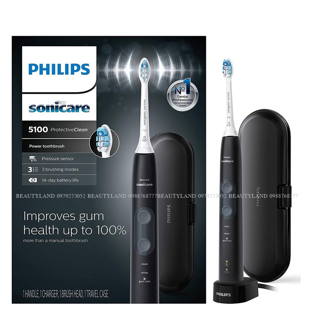 [ SALE SOCK] Bàn chải điện Philips Sonicare Protective Clean 5100 Gum Health