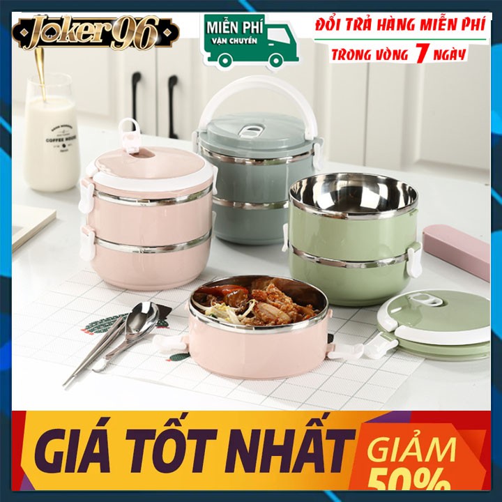 Hộp cơm giữ nhiệt lõi inox 2 tầng Lunch Box