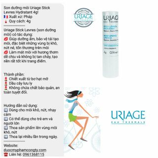 (168k) Hàng cty Son dưỡng môi URIAGE