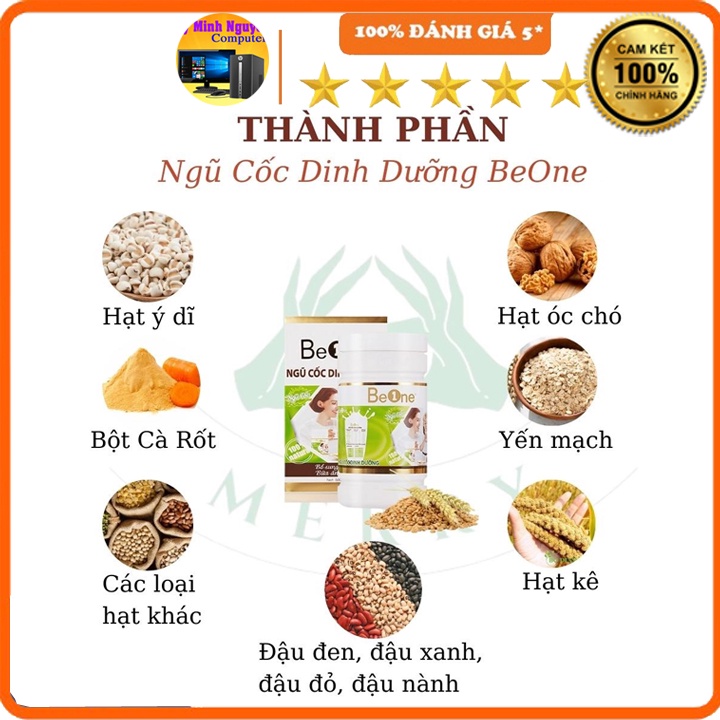 Ngũ cốc dinh dưỡng Beone chính hãng, ngũ cốc Beone - tăng cân - lợi sữa - đẹp da dùng cho mọi lứa tuổi
