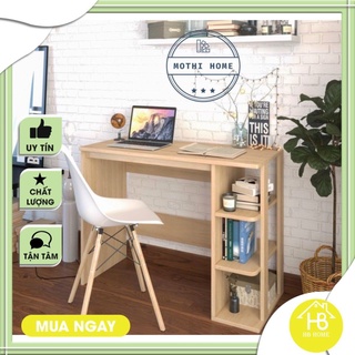🔥 bàn làm việc kê lửng, bàn học chân sắt sơn tĩnh điện mặt gỗ mdf dễ tháo lắp
