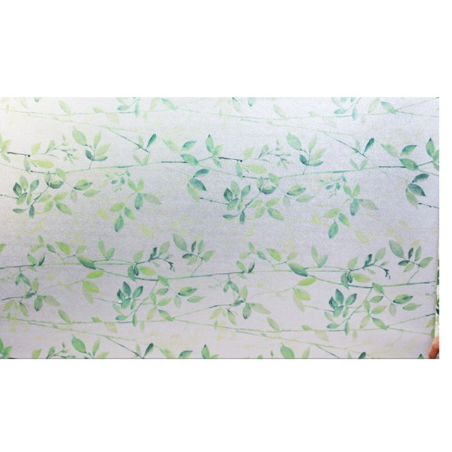 Dán kính tĩnh điện dây lá khổ 45cm chất liệu dày đẹp dán không cần keo