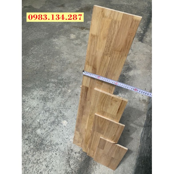 Mặt bàn gỗ thịt , mặt bàn gỗ cao su dài 55cm rộng 15cm,20cm,25cm,30cm,... phun bóng 2 mặt hàng loại 1 đẹp Free Ship