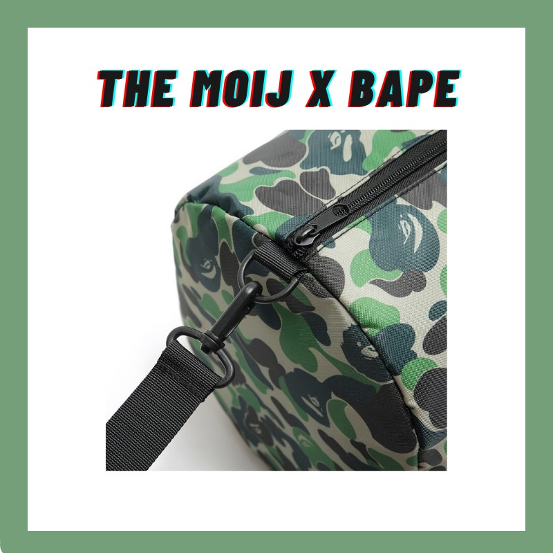 Túi trống Bape Camo 2020 - APE Boston Big Duffle Bag e-MOOK Magazine