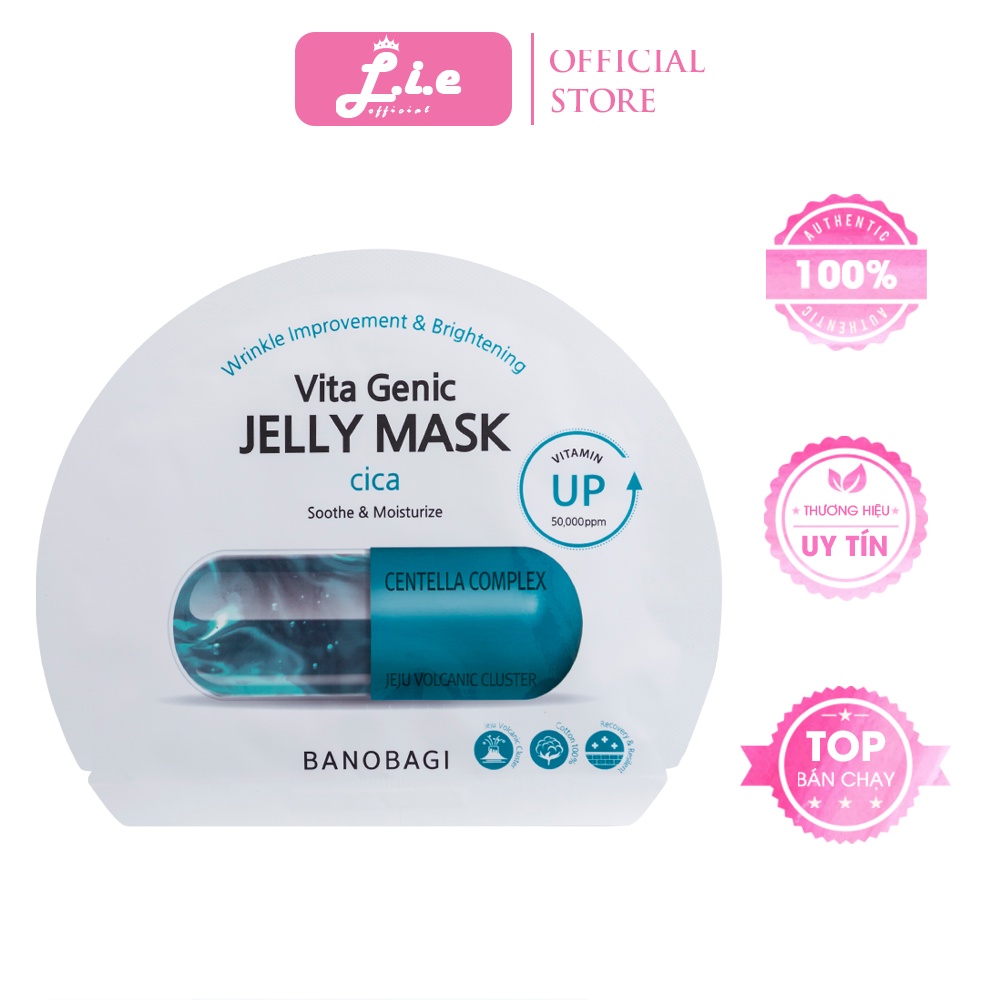 Măt nạ Banobagi trắng da, kiểm soát bã nhờn, nâng cơ, phục hồi da Vita Genic Jelly Mask 30ml