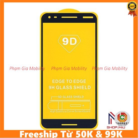Kính Cường lực 9D full màn Nokia 2.1/Nokia 3.1 full keo, hít toàn màn hình