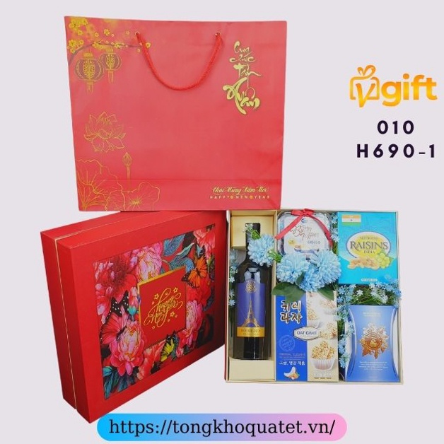 Hộp Quà Tết Mẫu Hộp 660 - 700 ( 8 Hộp Quà Tết ) | BigBuy360 - bigbuy360.vn