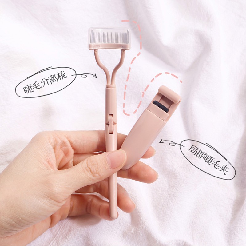♕Bộ Dụng Cụ Uốn Cong Lông Mi 3D Trang Điểm Làm Đẹp Lâu Trôi Mã Số.0601