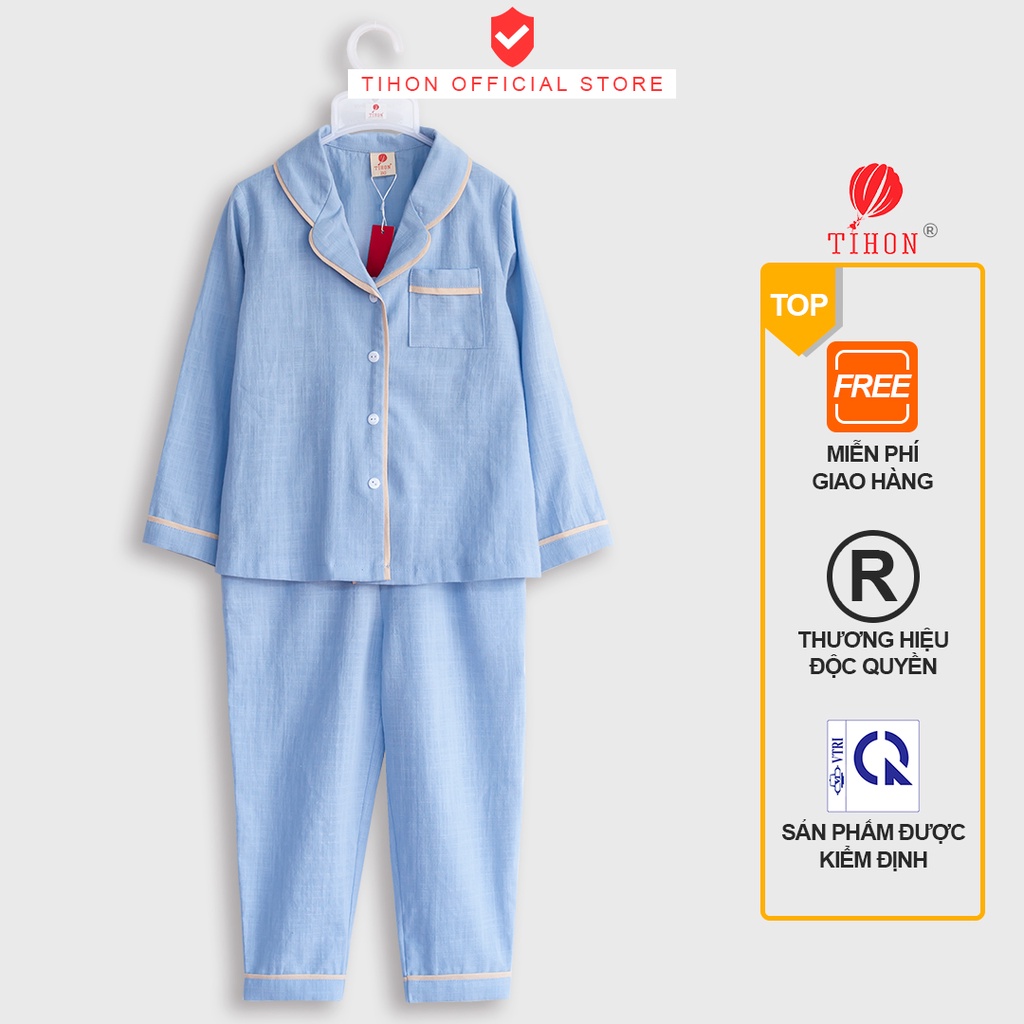 Bộ Pijama Trẻ Em TIHON Cao Cấp Chính Mặc Là Xinh SET0850135